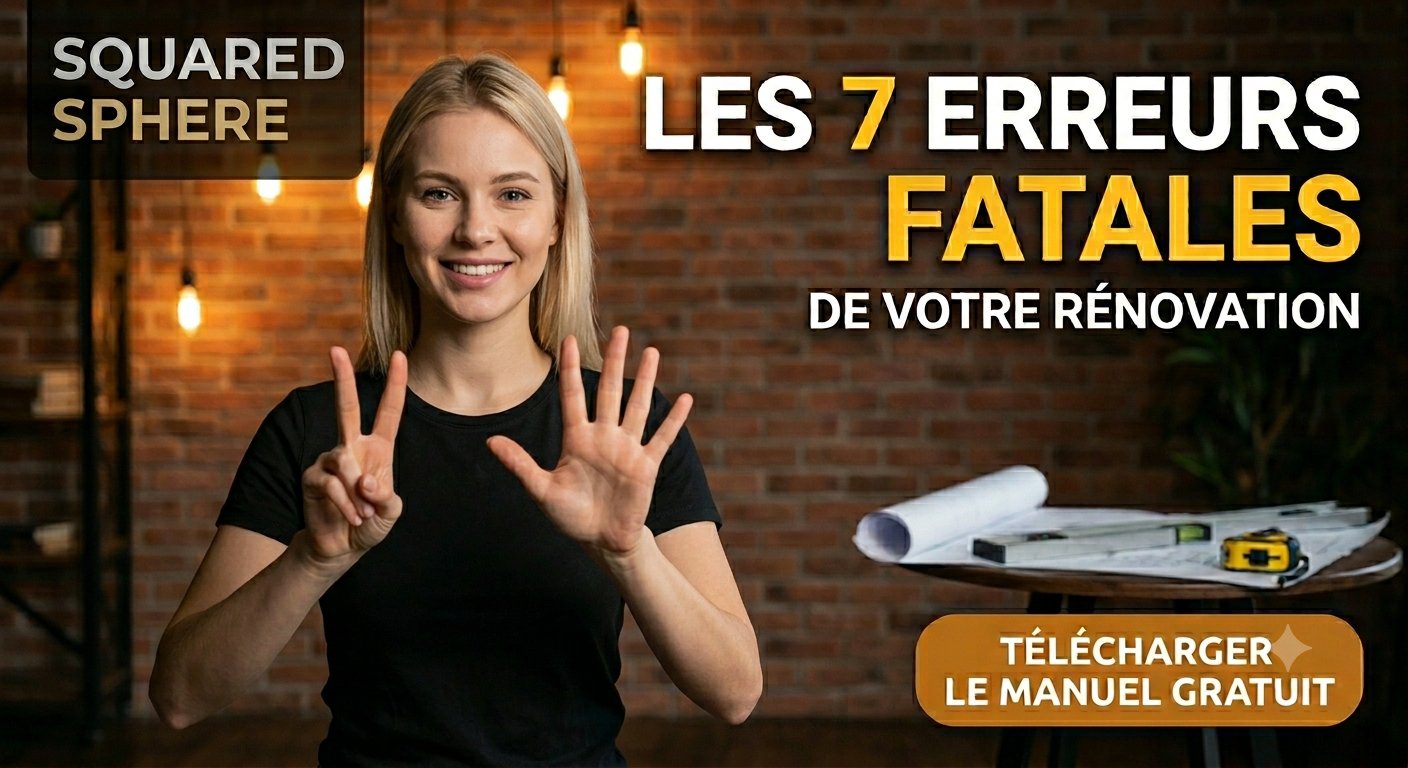 Les 7 erreurs fatales de votre rénovation — guide gratuit Squared Sphere